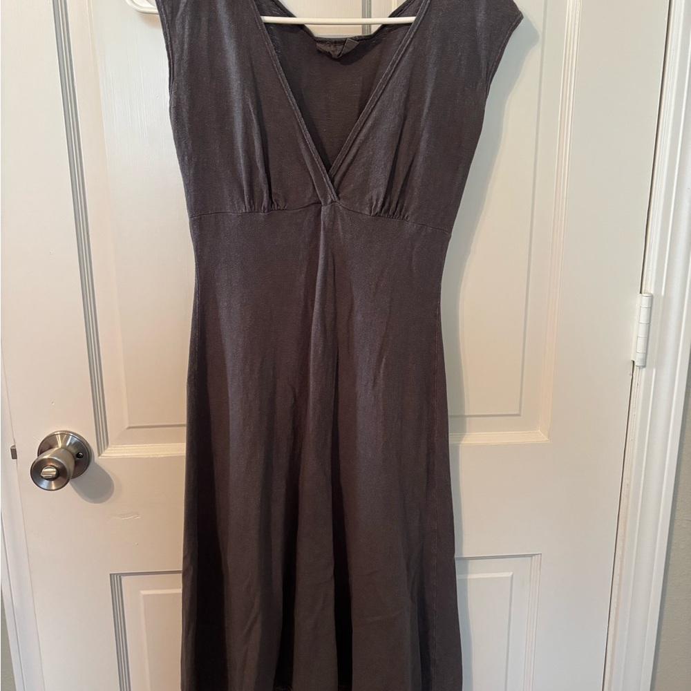 Bluish Grey Hemp Dress